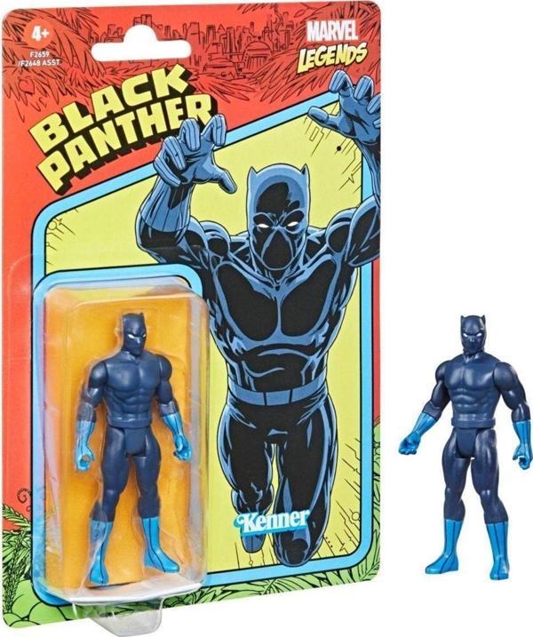 Marvel Legends Retro 375 Collection Black Panther Aksiyon Figürü - Image 1