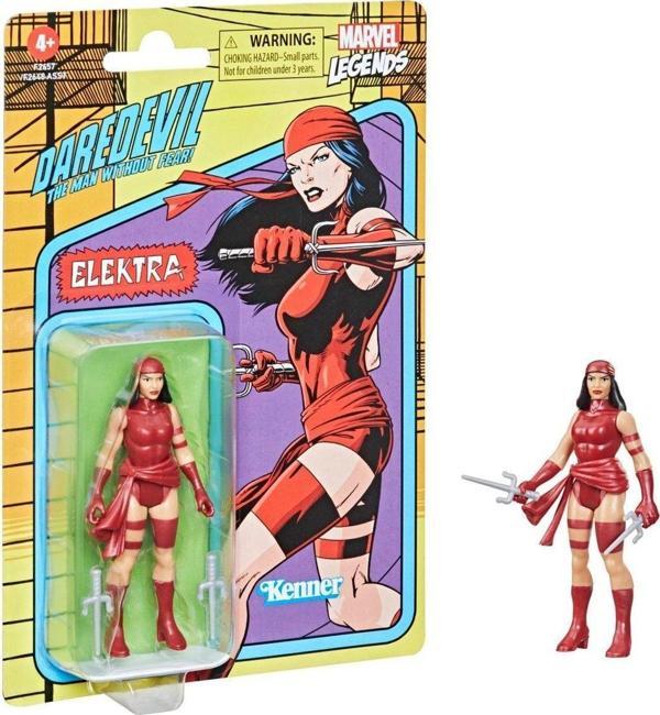 Marvel Legends Retro 375 Collection Elektra Figür - Image 1