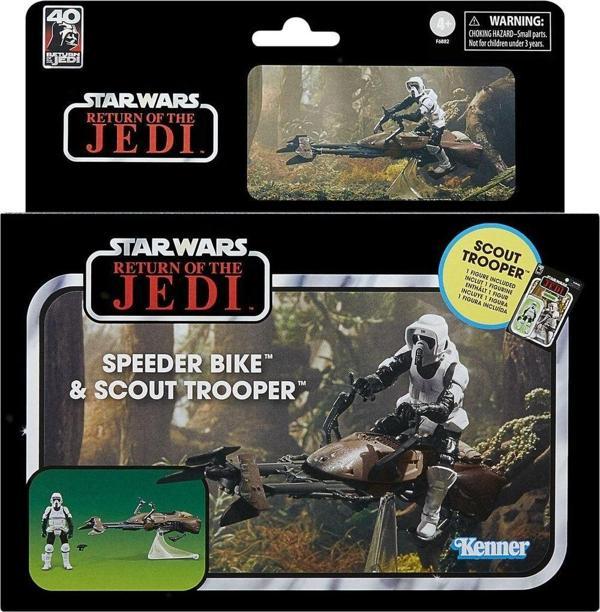 Star Wars: Return of the Jedi - Vintage Collection Speeder Bike Araç ve Aksiyon Figürü - Image 1