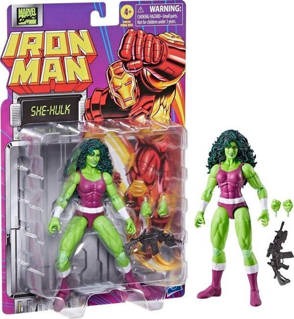 Marvel Legends She-Hulk Retro Comics Aksiyon Figürü - Image 1