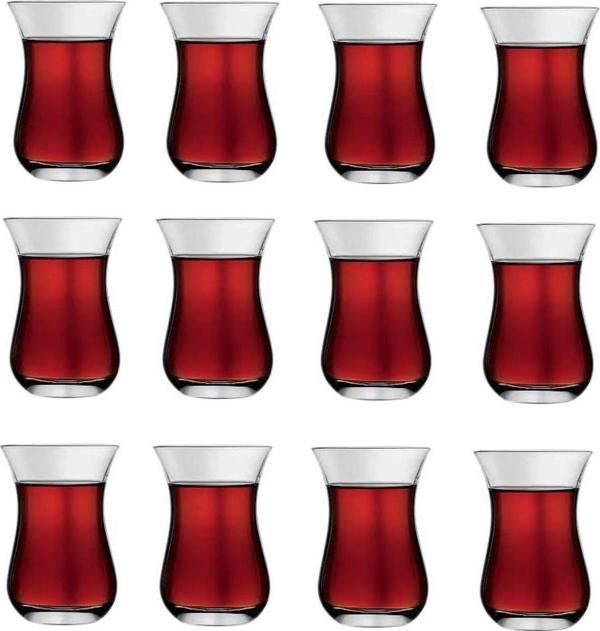 Paşabahçe 62511 Aıda Çay Bardağı- 12'li Çay Bardak - Image 1