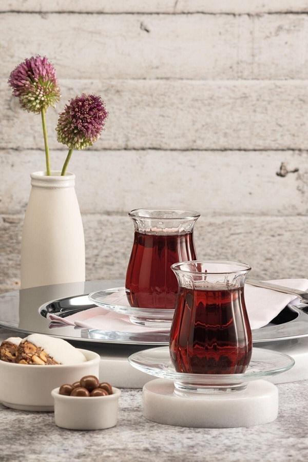 Paşabahçe linka çay bardağı takımı - 12 parça çay seti 96572 - Image 1