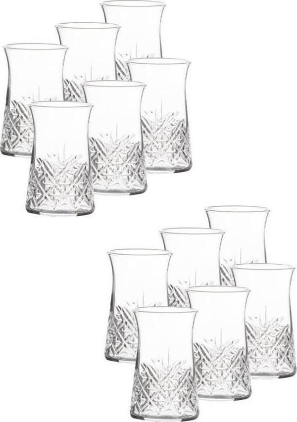 Paşabahçe timeless kesme kristal çay bardağı - 12 li çay bardak - Image 1