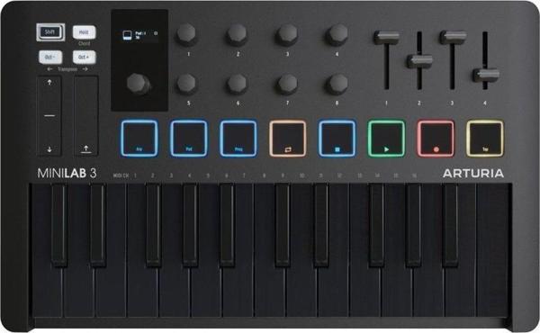 Arturia Minilab 3 Deep Black Özel Üretim Midi Klavye - Image 1