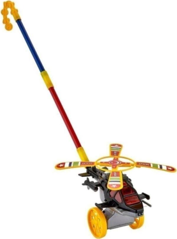 Bayraktar Plastik Oyuncak Sopalı Sesli Helikopter / 1Adet - Image 1