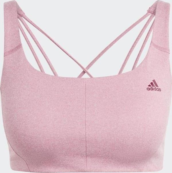 Adidas HR9669 CoreFlow Running Medium Pedli Spor Bra Pembe - Image 1