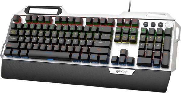 Quadro Q Usb Trk Tron X100 Mekanik Gaming Klavye RGB - Image 1