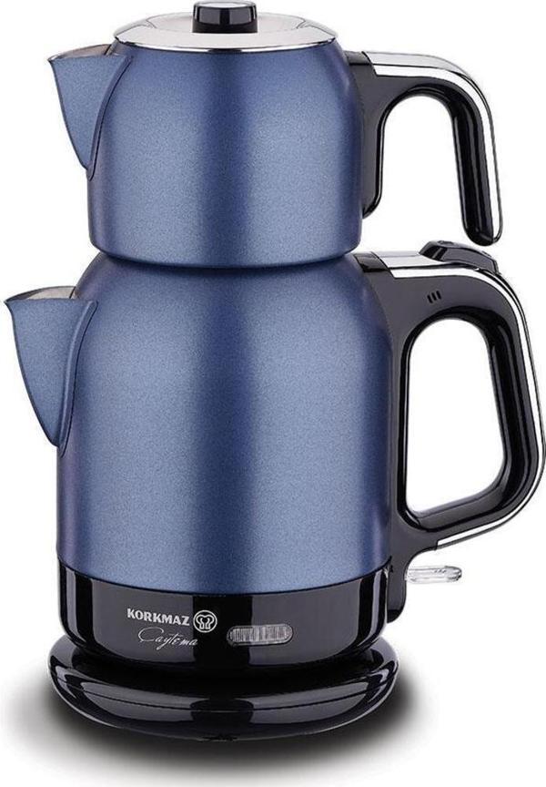 Korkmaz A331-07 Çaytema Azura/Krom Elektrikli Çaydanlık 1.7 lt - Image 1