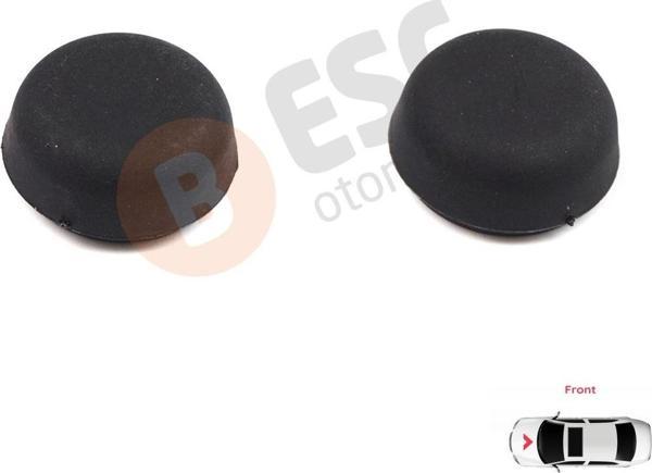 ESC Otomotiv ESP1096 VW Audi Skoda Seat için 2 Adet Ön Cam Silecek Kolu Vida Kapağı 5N0955205 - Image 1