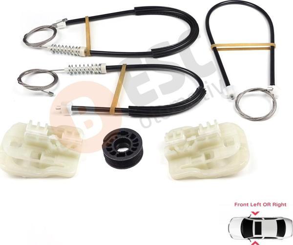 ESC Otomotiv EWR5453 Seat Toledo MK4 Skoda Rapid 2013-2019 için Ön Cam Kriko Tamir Seti 5JA837461 62 - Image 1