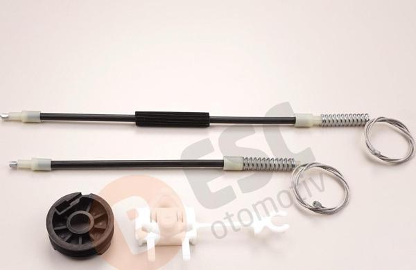 ESC Otomotiv Fiat Albea Siena Palio için Ön Sağ Cam Kriko Seti 46786202 - Image 1
