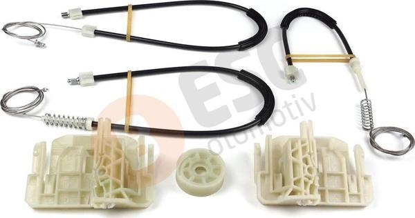 ESC Otomotiv BMW 5 Series F10 F11 4/5 Kapı 2010-2016 İçin Ön Sol Kapı Cam Kriko Tamir Seti 7182111 - Image 1