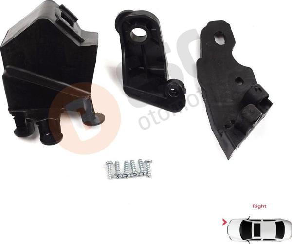 ESC Otomotiv Fiat Doblo MK2 263 Makyajlı Kasa 2015-2022 51974243 İçin Sağ Ön Far Ayak Tamir Seti  - Image 1