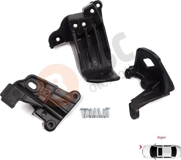 ESC Otomotiv Fiat Egea 2015-On için Sağ Ön Far Ayağı Tamir Takımı 50927929 - Image 1