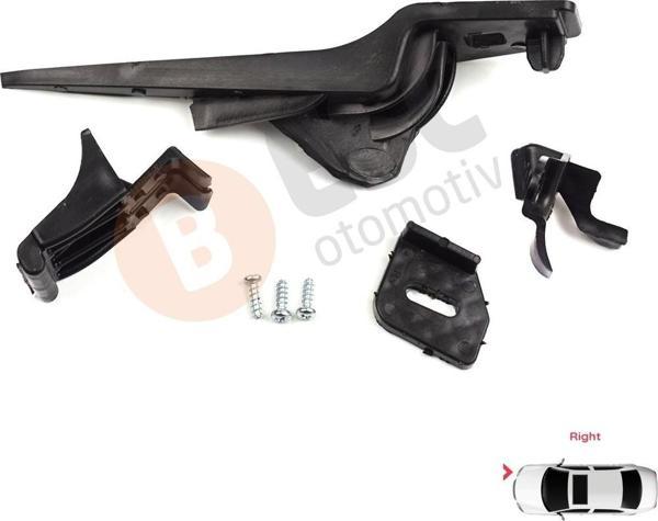ESC Otomotiv Ford Fiesta B299 B409 B479 2013-2019 D2BZ13008L İçin Sağ Ön Far Ayak Tamir Seti  - Image 1