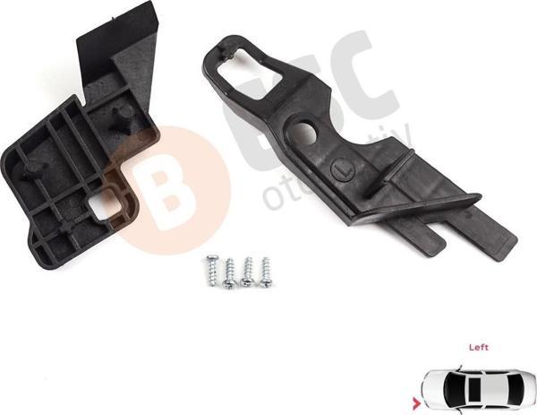 ESC Otomotiv Citroen C-Elysee 2012-On 9675140080 İçin Sol Ön Far Ayak Tamir Seti  - Image 1