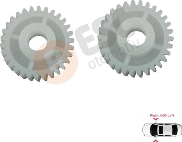 ESC Otomotiv Hyundai i30 i20 i10 İçin 2 Adet Yan Ayna Tamir Dişlisi 30 Diş - Image 1