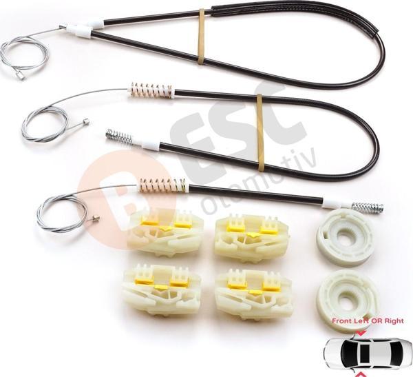 ESC Otomotiv Land Rover Freelander MK1 L314 LN 1997-2006 3/5 Kapı İçin Elektrikli Ön Sağ veya Sol Cam Kriko Seti - Image 1