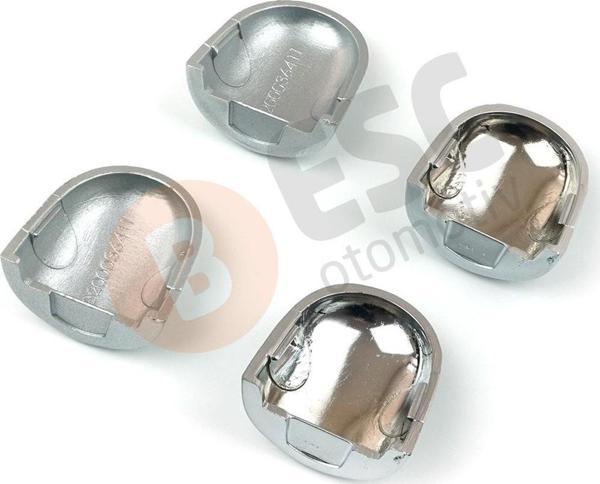 ESC Otomotiv Renault Megane Scenic Laguna MK2 Primera P12 Clio 3 Modus Koleos İçin Dış Kapı Kolu Şifre Kapak Seti - Image 1