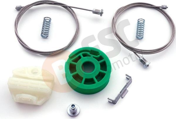 ESC Otomotiv Mercedes W124 E200 için Arka Cam Kriko Seti 1247300346, 1247300446 - Image 1