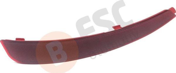 ESC Otomotiv Skoda Octavia 2012-2016 4-Kapı Liftback Sedan için Arka Tampon Reflektörü SOL 5E5945105 5E9945105 - Image 1