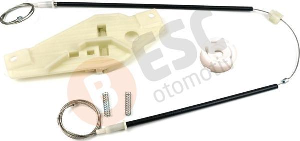 ESC Otomotiv Toyota Corolla Compact E10 HB için Ön Sol Cam Kriko Seti - Image 1