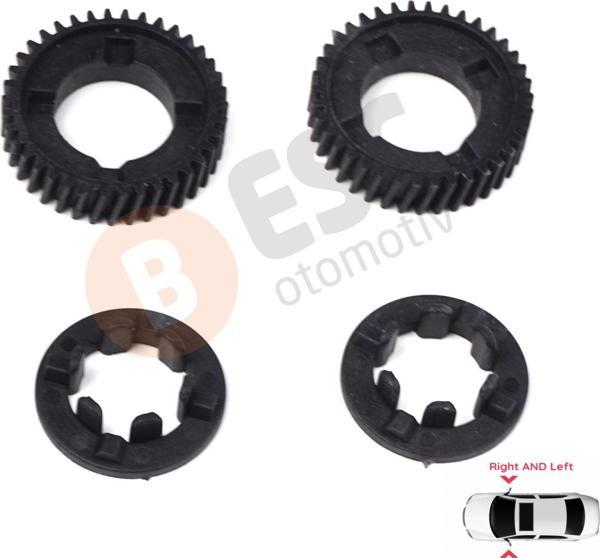 ESC Otomotiv Nissan Qashqai MK2 Murano MK3 Teana MK1 MK2 İçin Yan Dikiz Ayna Katlama Motor Tamir Dişli Seti - Image 1