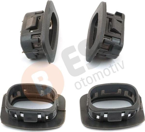 ESC Otomotiv Opel Vectra A Astra F için Gri Kapı İç Kilit Buton Çerçevesi 136253 - Image 1