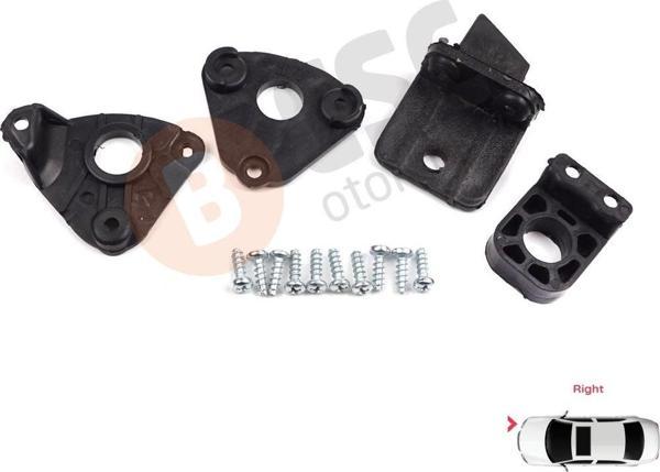 ESC Otomotiv VW Caddy MK3 2K 2C Touran MK1 1T3 2010-2015 2K5998226 İçin Sağ Ön Far Ayak Tamir Seti  - Image 1