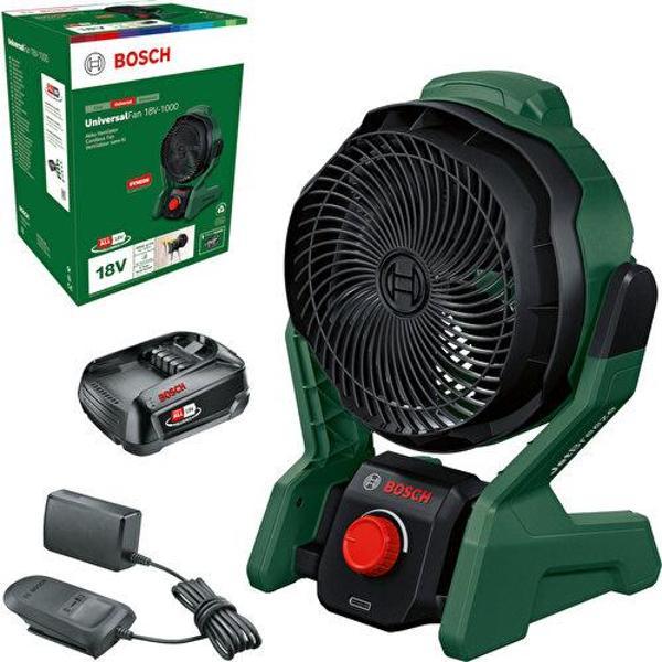 Bosch Universalfan 18V-1000 1X2.0AH Akülü Fan - 06039E1001 - Image 1
