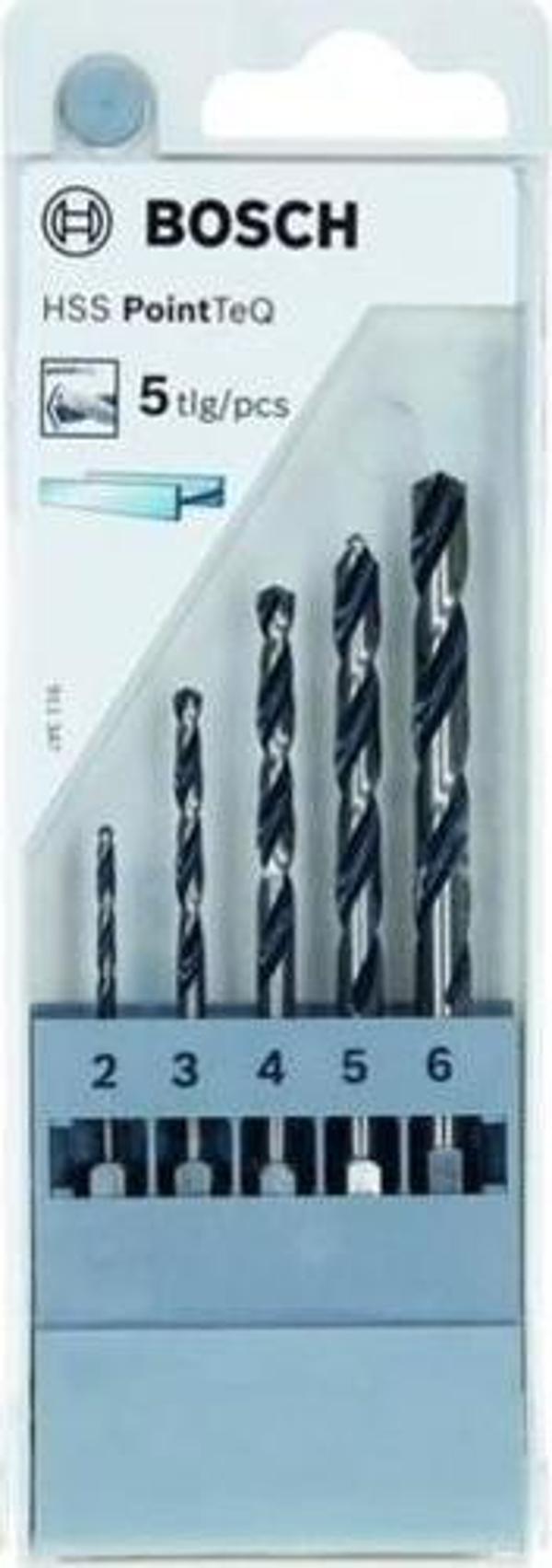 Bosch 2607002824 Hss Pointteq Hex  Metal Matkap Ucu Set 5'li - Image 1