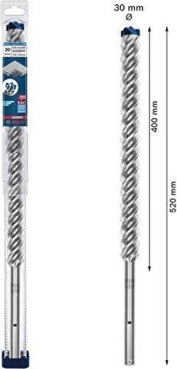 Bosch Exp Sds Max 8 x Kırıcı Delici Ucu 30*520 mm - 2608900253 - Image 1