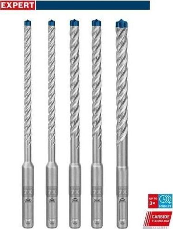 Bosch Expert 5 Parça Yeni Sds Plus-7x Matkap Ucu 2608900198 - Image 1