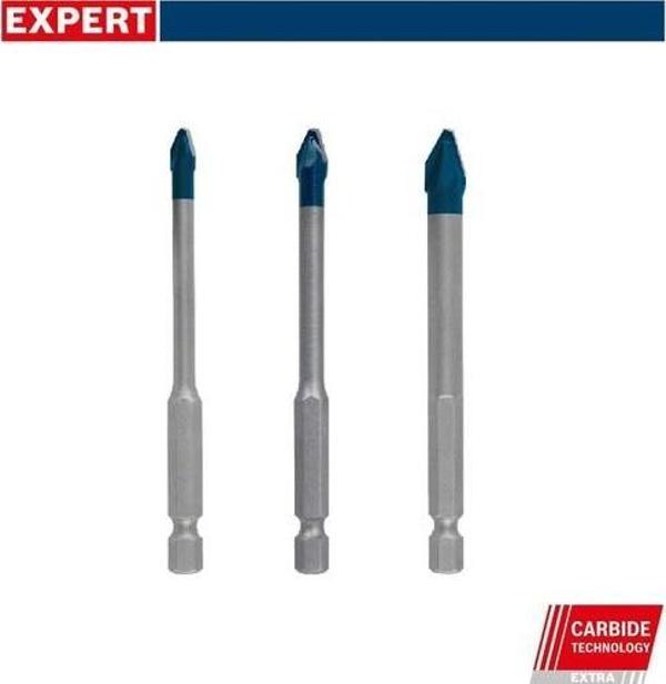 Bosch Expert Hex-9 3'lü 5-6-8 mm Sert Seramik Delme Ucu 2608900595 - Image 1