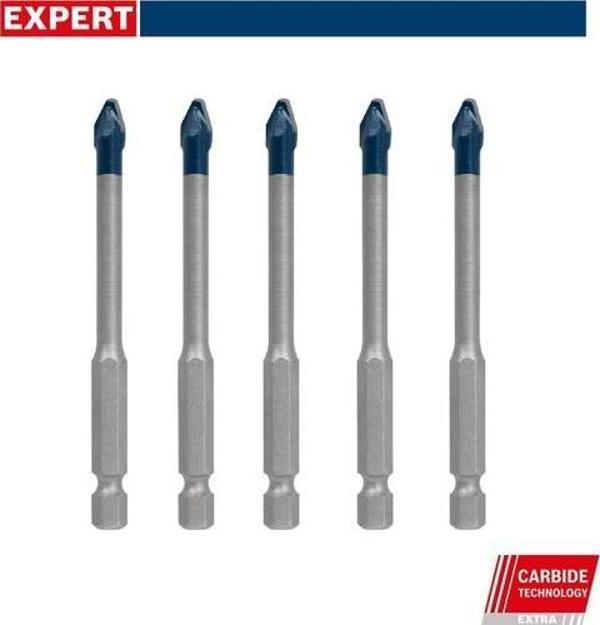 Bosch Expert Hex-9 5 Adet 6 mm Sert Seramik Delme Ucu 2608900599 - Image 1