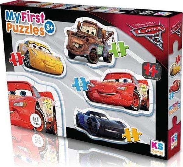 Cars Ks Games My First Cut Out Puzzles 4in1 CR 10304 - Image 1