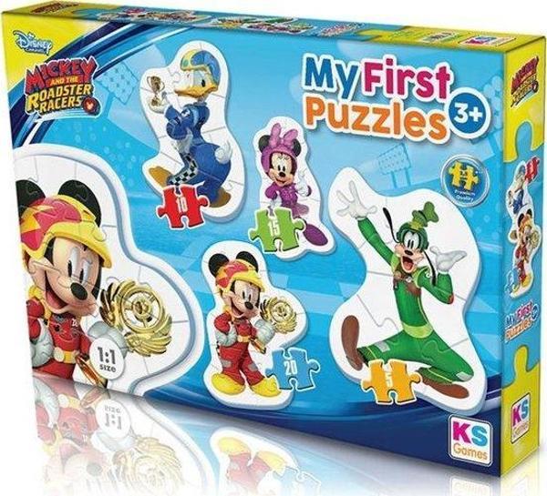 Ks Games Mickey Mouse My First Cut Out Puzzles 4in1 MCH10304 - Image 1