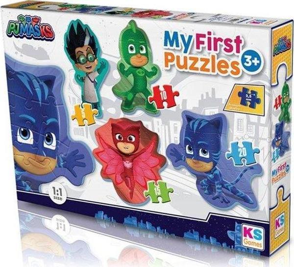 Pj Masks Ks Games My First Cut Out Puzzles 4in1 PJM 10304 - Image 1
