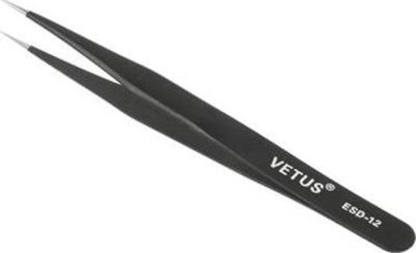 Vetus İnce Uçlu Sivri Antistatik Cımbız Esd 12 - Image 1