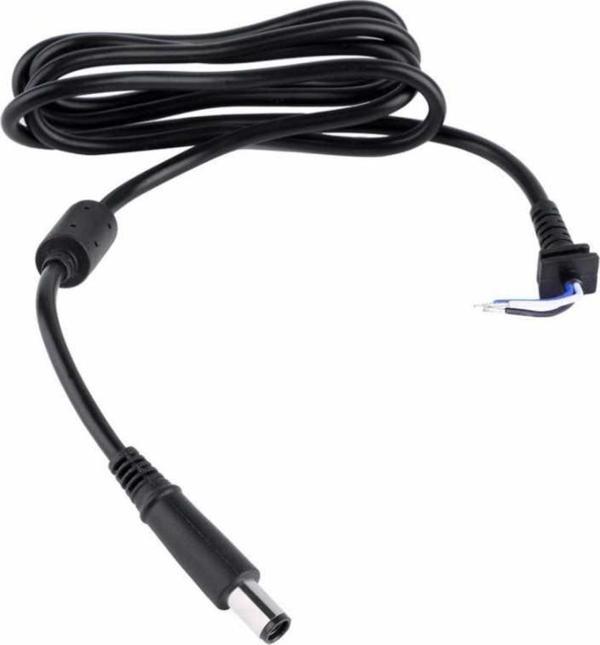 Hp Dell Notebook 7.4 Mm X 5.0 Mm İçin İğne Uçlu Adaptör Dc Kablo (3 Damarlı) - Image 1