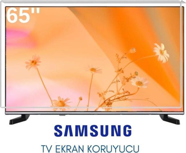 Technozi Samsung Uyumlu 65" inç 165 Ekran Tv Koruyucu Kırılmaz Paneli - Image 1