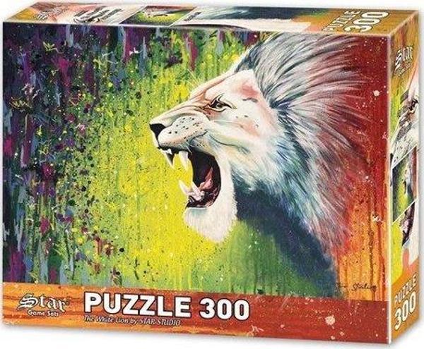 Star Game Beyaz Aslan 300 Parça Puzzle 1101087 - Image 1