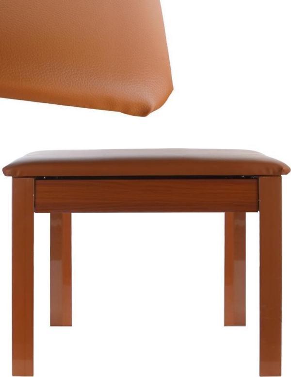 Midex TBX-144OR Üst Kalite Piyano Taburesi Gizli Bölmeli Turuncu Renk (32x54x48) - Image 1