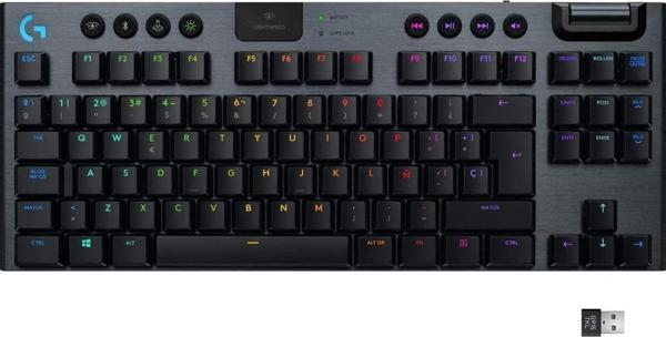 Logitech G915 Tkl Lightspeed Kablosuz RGB Mekanik Oyuncu Klavyesi (İngilizce) - Image 1