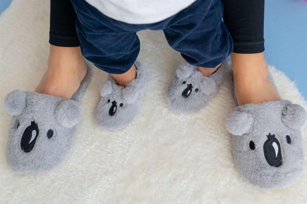Peluş Koala Anne Terlik ve Bebek Panduf (Terlik ve panduf ayrı satılmaktadır.) - Image 1