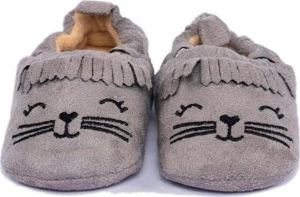 Nakışlı Patik Gri - Image 1