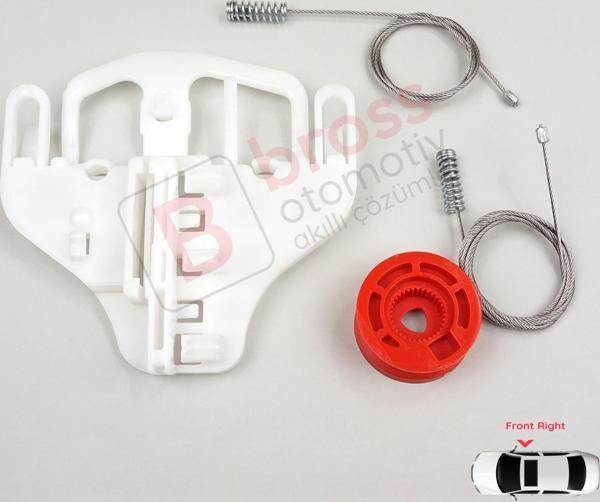 ESC Otomotiv Dodge Nitro için Ön Sağ Cam Kriko Tamir Seti 68004818AA - Image 1