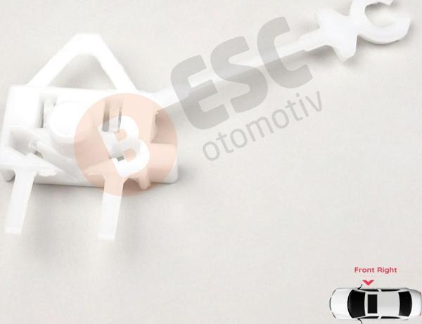 ESC Otomotiv Fiat Doblo MK1 İçin Sağ Ön Cam Kriko Klipsi 51830869 - Image 1