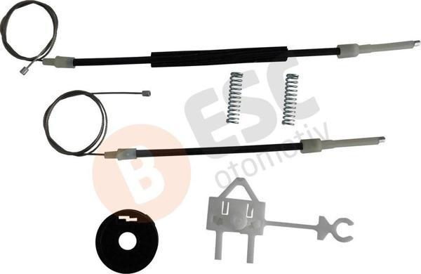ESC Otomotiv Fiat Palio 2002-2011 için Ön Sağ Cam Kriko Seti 46786202 - Image 1
