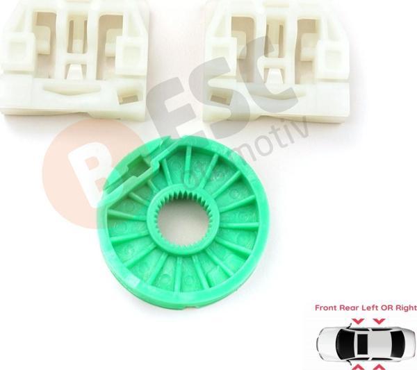 ESC Otomotiv Maserati Quattroporte 2004 11 için Cam Kriko Tamir Seti 84934400 - Image 1